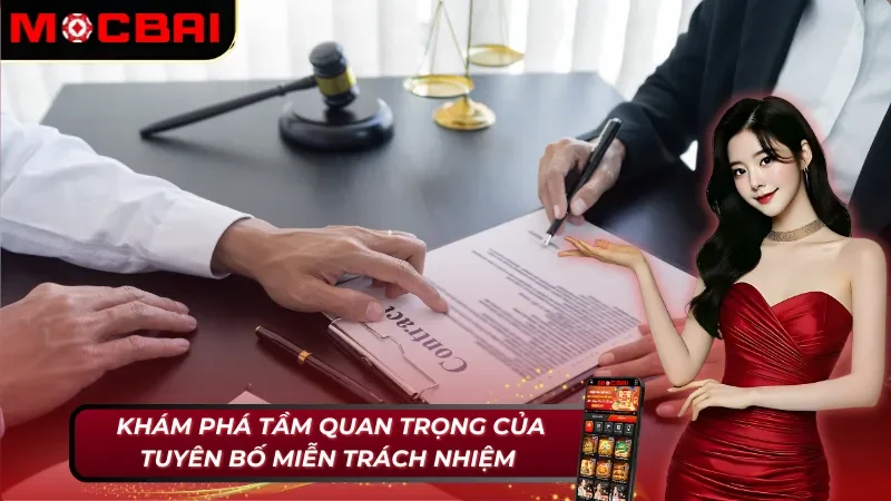 Sự quan trọng của tuyên bố miễn trừ trách nhiệm Mocbai